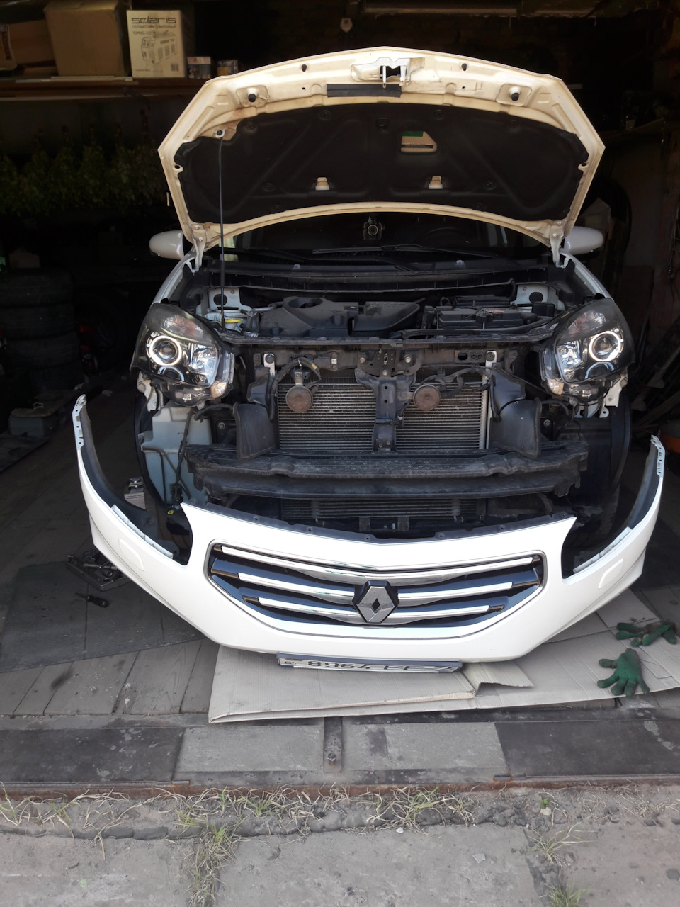 Замена ОЖ с мойкой радиатора — Renault Koleos (1G), 2,5 л, 2012 года ...