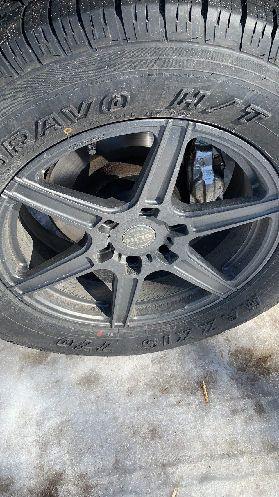 Slik SG8 18/7.5 et6 и резина maxis ht 770 — Toyota Land Cruiser Prado ...