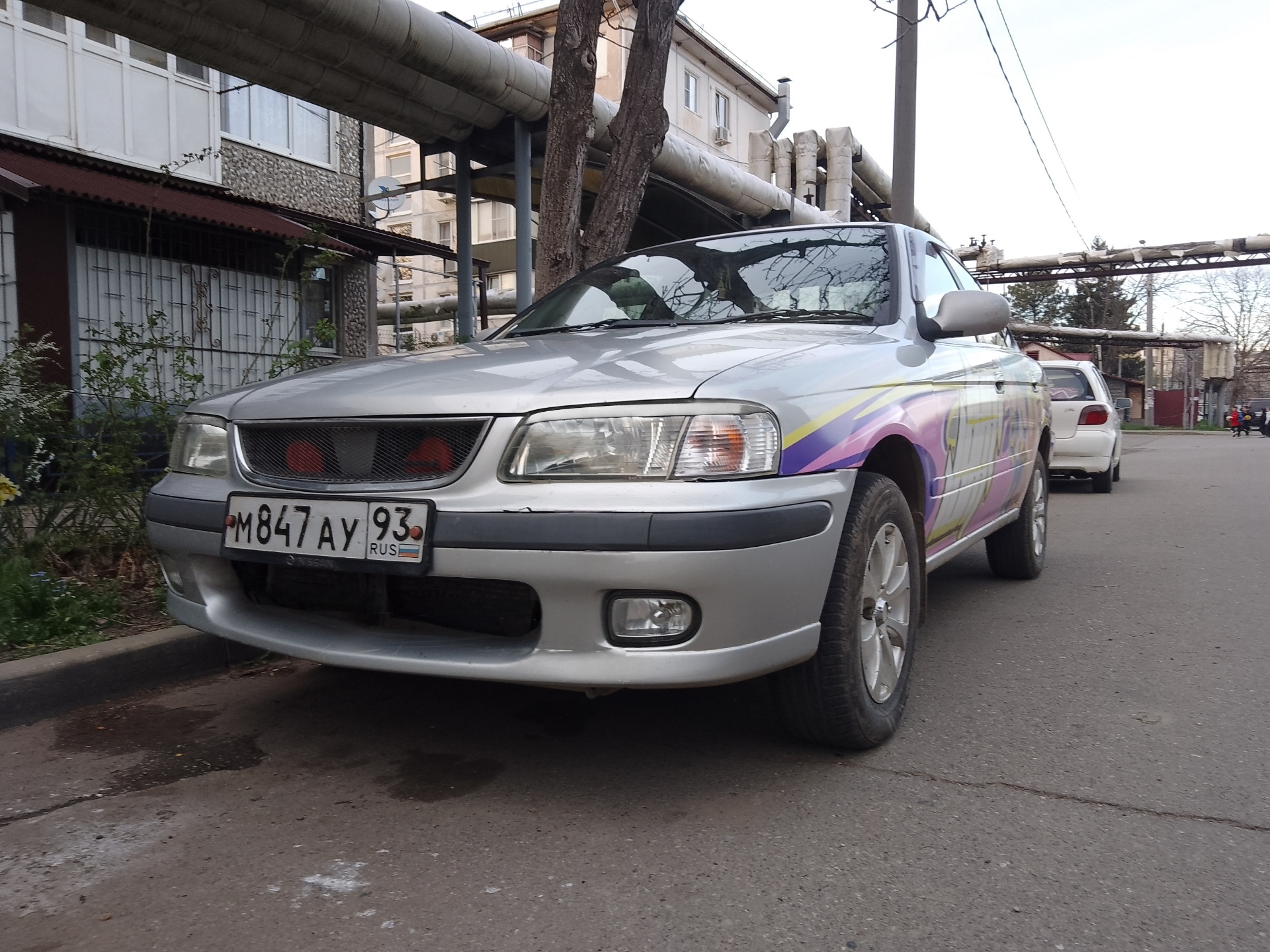 В размышлениях и поисках обвесов — Nissan Sunny (B15), 1,5 л, 2001 года |  тюнинг | DRIVE2