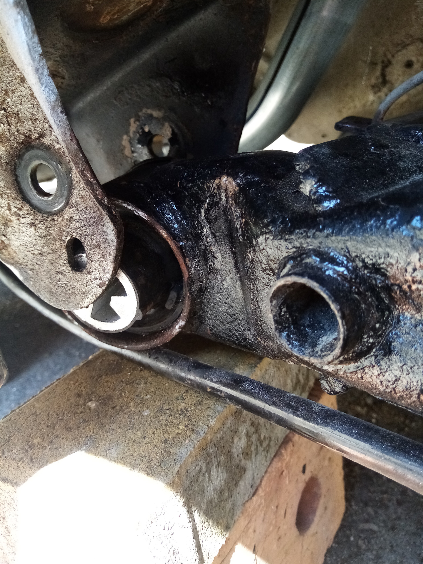 Замена саленблок в задней балки — Audi A3 (8L), 1,8 л, 1996 года ...