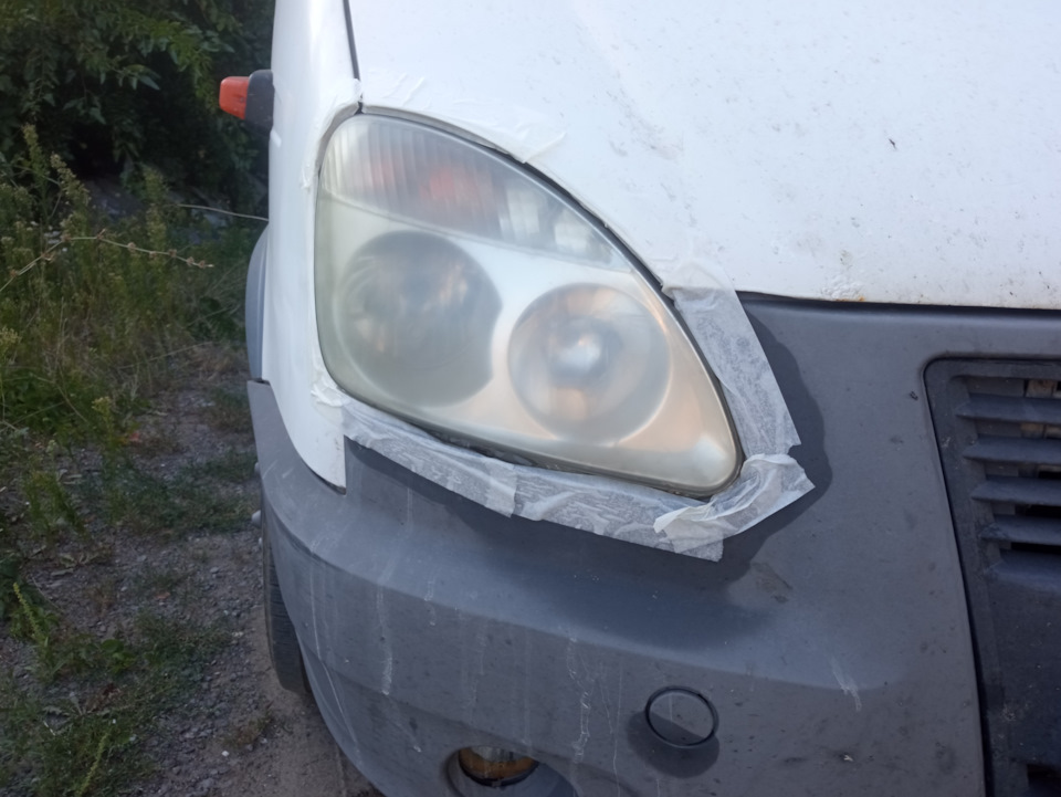 Полировка фар — ГАЗ Газель, 2,5 л, 2006 года | своими руками | DRIVE2