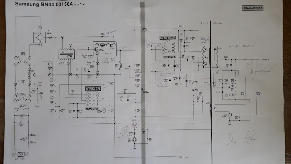 Samsung le32c630k1w схема