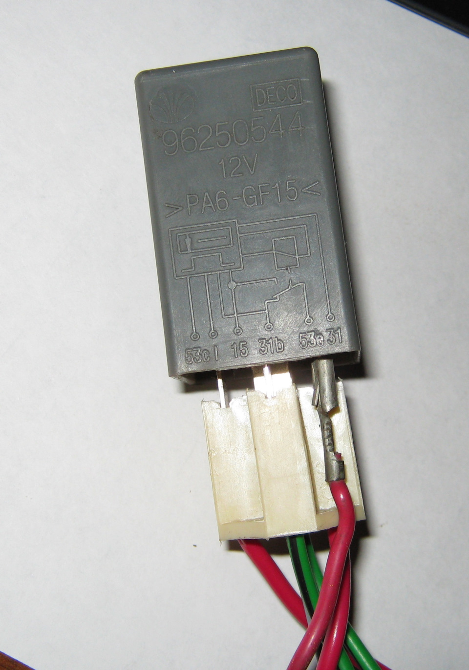 96250544 Реле стеклоомывателя GM | Запчасти на DRIVE2