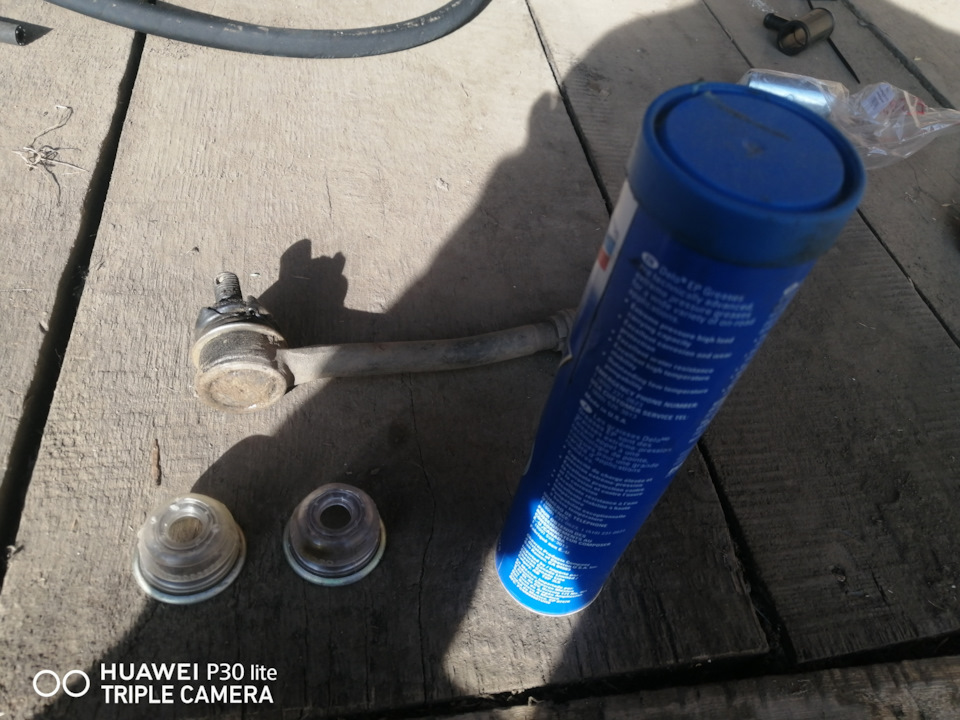 Замена пыльников, на рулевых тягах+доработка крепления стабилизатора ...