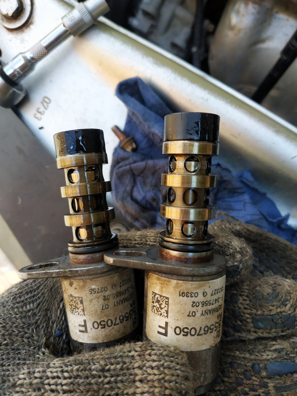 Фотография «Замена электромагнитных клапанов Опель Астра H www.drive2.ru/…»