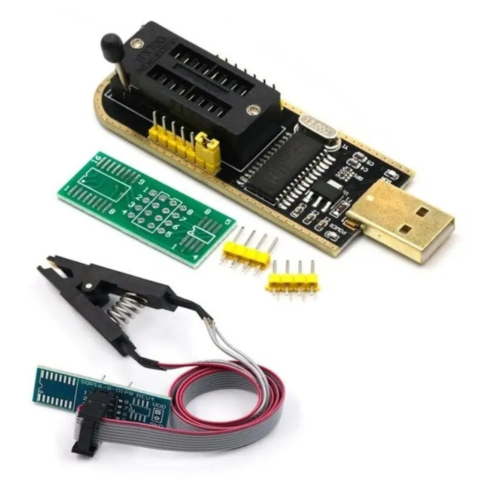 Программатор CH341 с прищепкой ch341a — DRIVE2