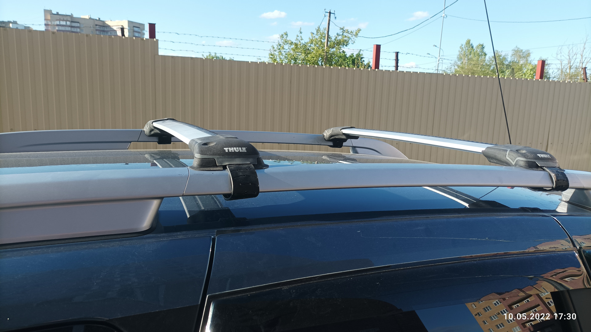Аэродинамический багажник на рейлинги Thule WingBar Edge 9584 — Nissan ...