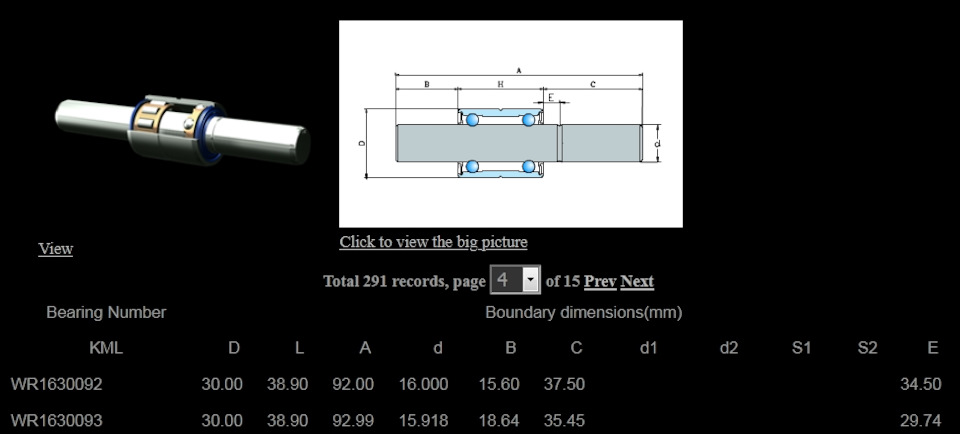 Отличия подшипников — Lada Vesta (1G). Запчасти на фото: 0016000