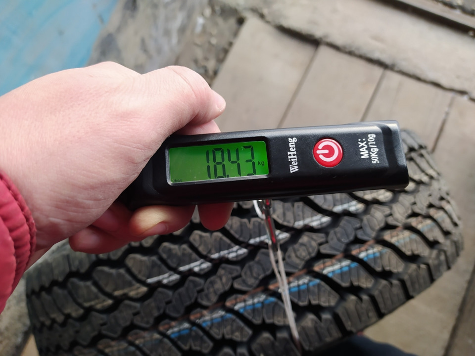 Вес колесных дисков и покрышек — Suzuki Jimny, 1,3 л, 2011 года ...