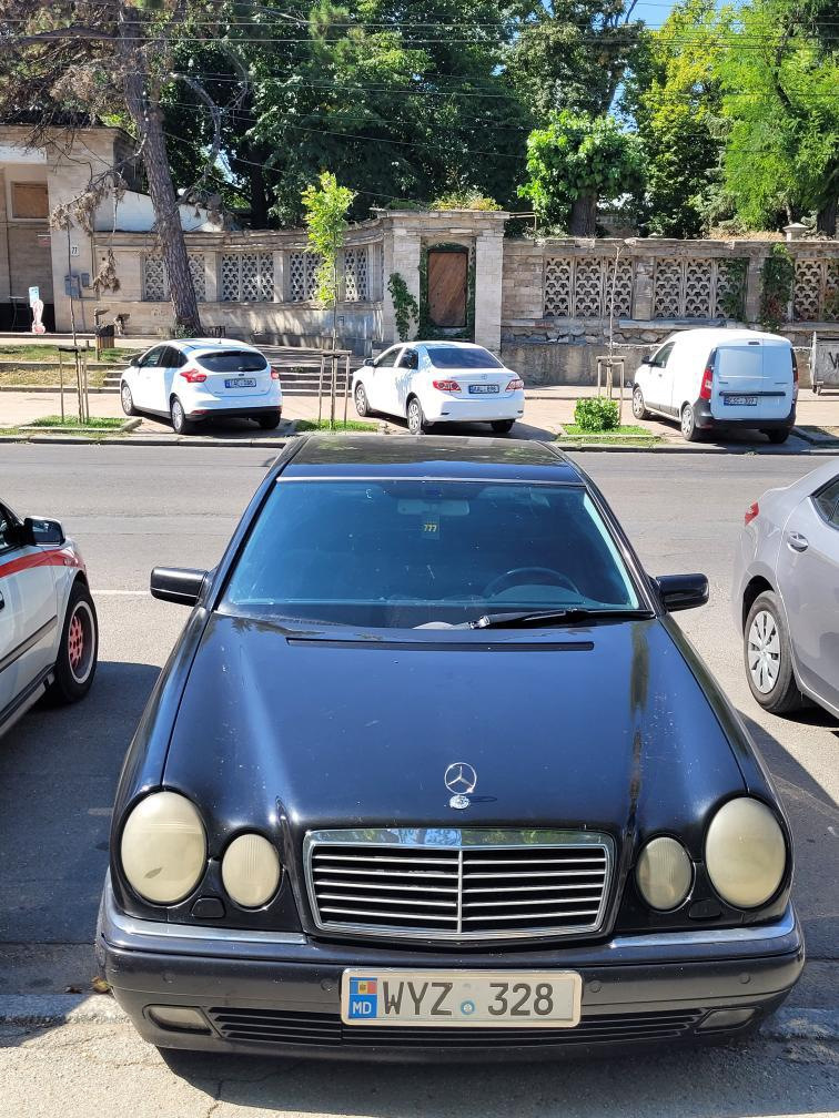 полировка фар содой и лимоном — Mercedes-Benz E-class (W210), 2,4 л ...