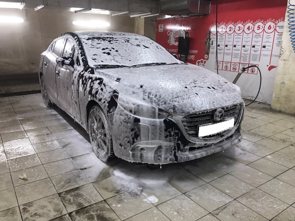 Как я мою авто и в каких условиях. — Mazda 3 (3G) BM