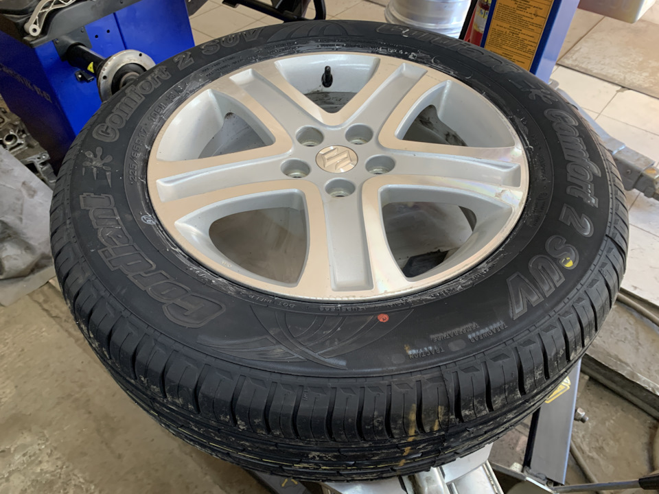 Cordiant Comfort 2 SUV 225/65 R17 — Suzuki Grand Vitara (2G), 2 л, 2007 ...