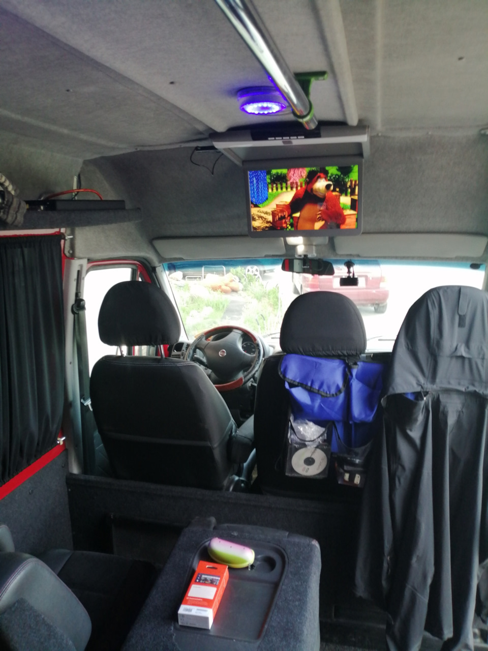 Телек в машину — FIAT Ducato II, 2,3 л, 2012 года | аксессуары | DRIVE2