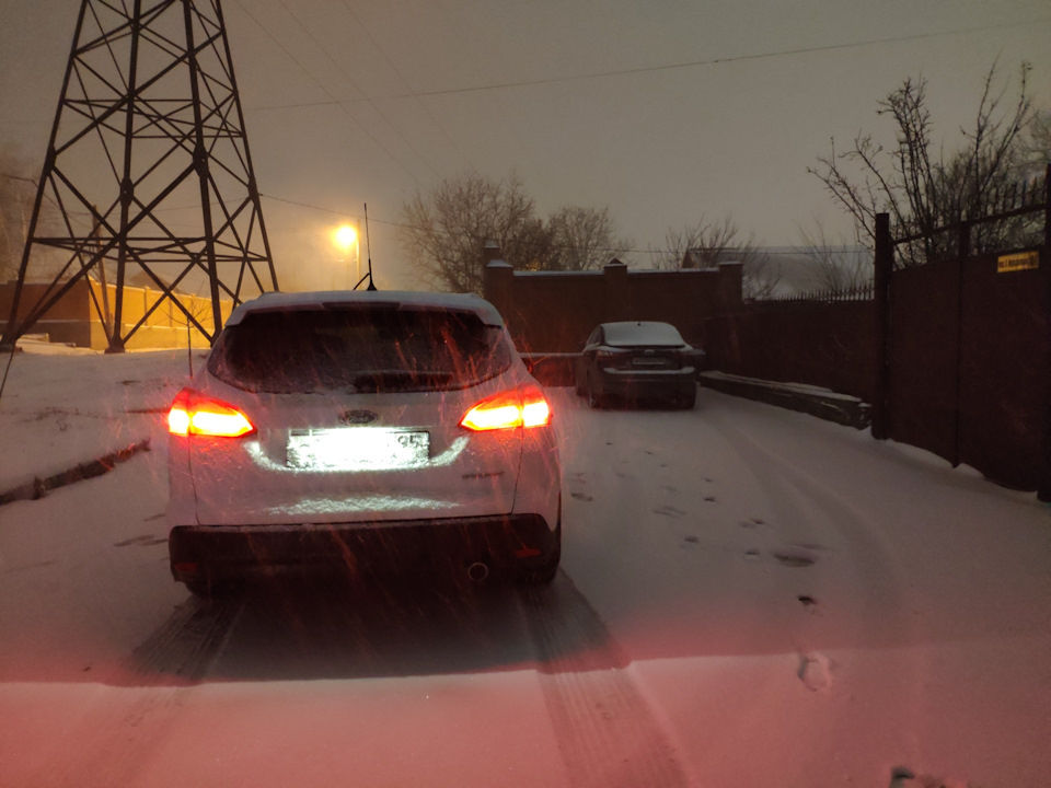 Долгожданная зима в наших краях ) — Ford Focus III Wagon, 1,6 л, 2012 ...