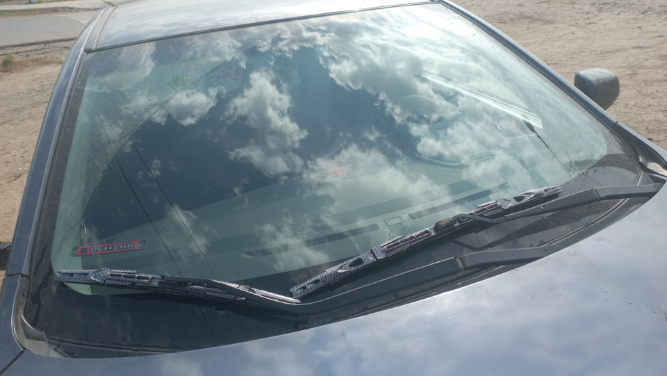 #8 щетки стеклоочистителя с 2 резинками — Mitsubishi Lancer X, 1,5 л ...