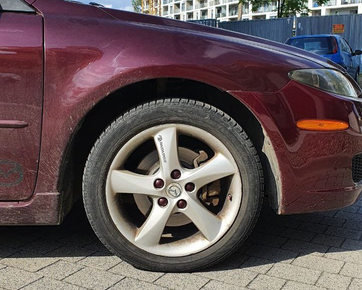 Колпачки на колесные гайки — Mazda 6 (1G) GG, 2,3 л, 2008 года ...