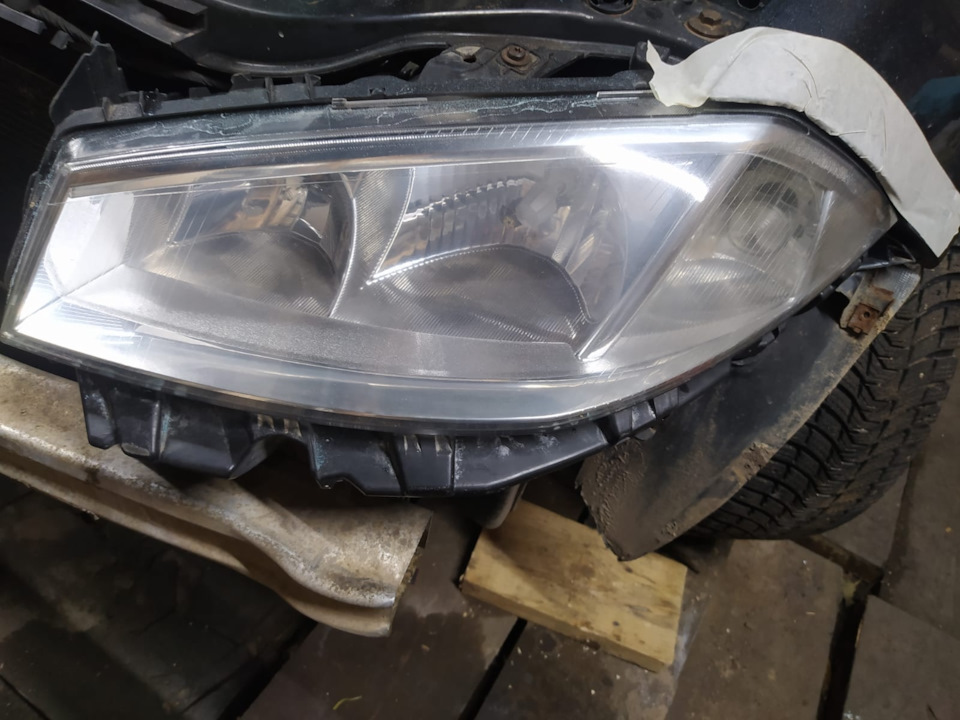 13. Поворотники, полировка фар и дтп. — Renault Megane II, 1,6 л, 2005 ...
