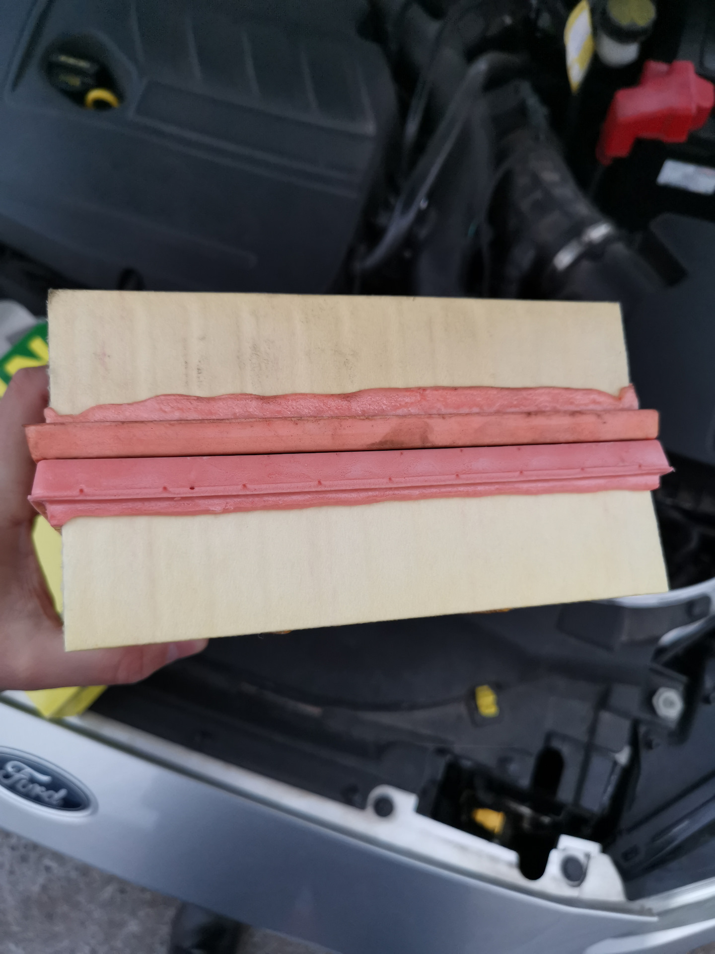 Замена воздушного фильтра Mann — Ford Fusion (2G), 1,5 л, 2015 года ...