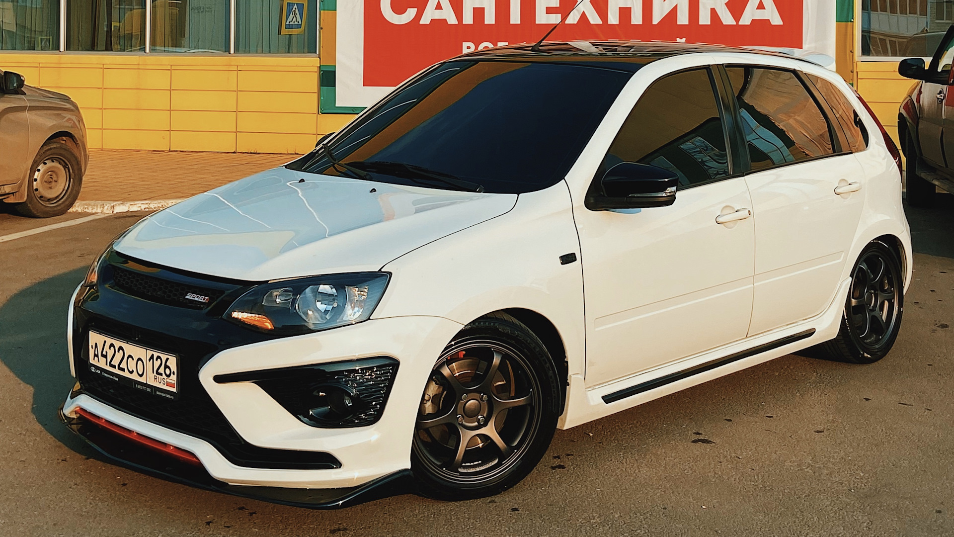 Lada Калина 2 Спорт 1.6 бензиновый 2015 | Black edition на DRIVE2