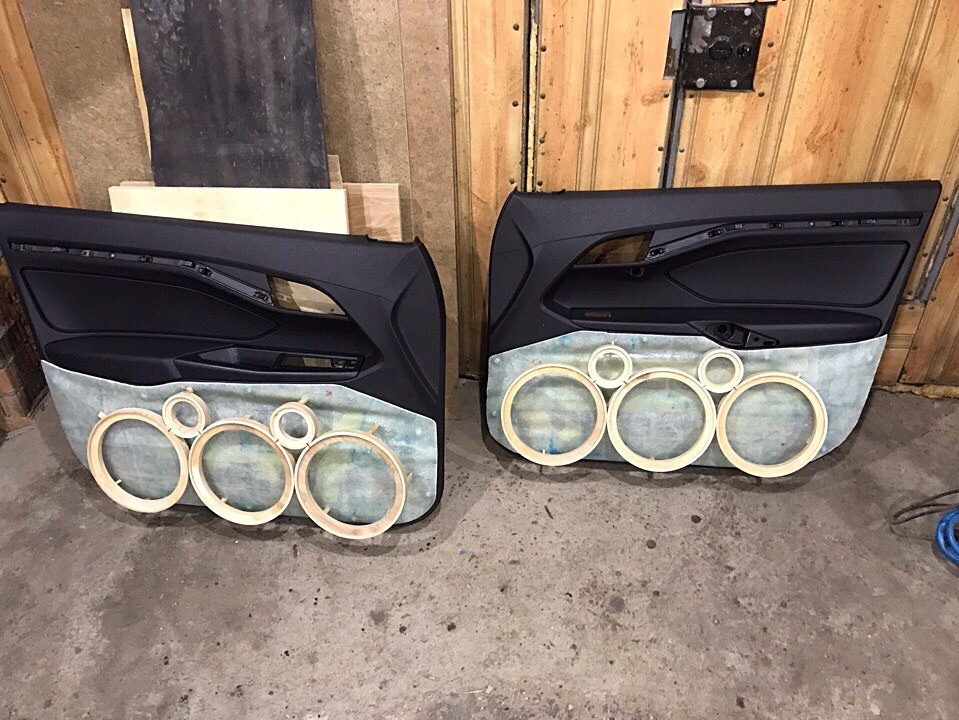 Дверная карта веста автозвук