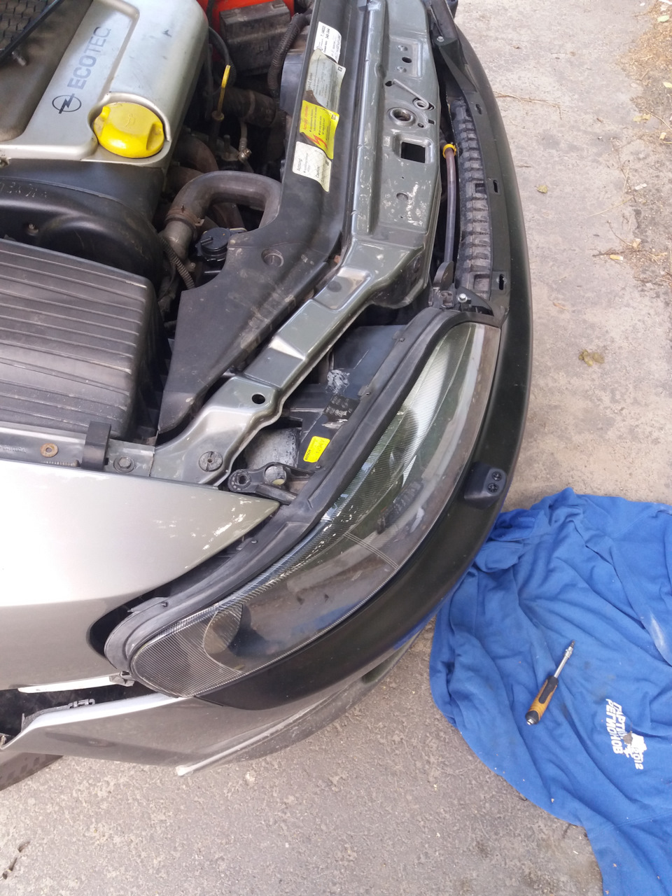 Замена линзы в фаре (штатный ксенон) Opel Vectra B — ходовые испытания ...