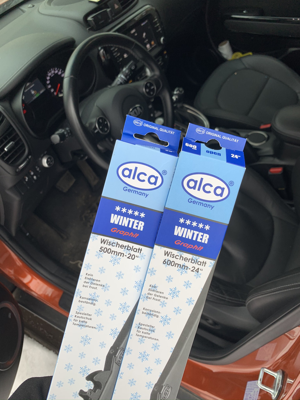 Щетки Alca на зиму — KIA Soul (2G), 2 л, 2018 года | аксессуары | DRIVE2
