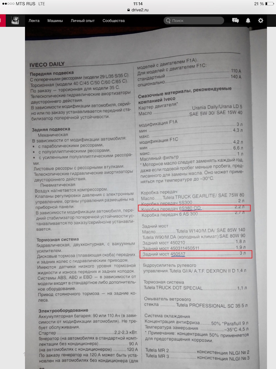 Замена масла в редукторе моста и кпп. — Iveco Daily (4G), 2,3 л, 2007 года  | плановое ТО | DRIVE2