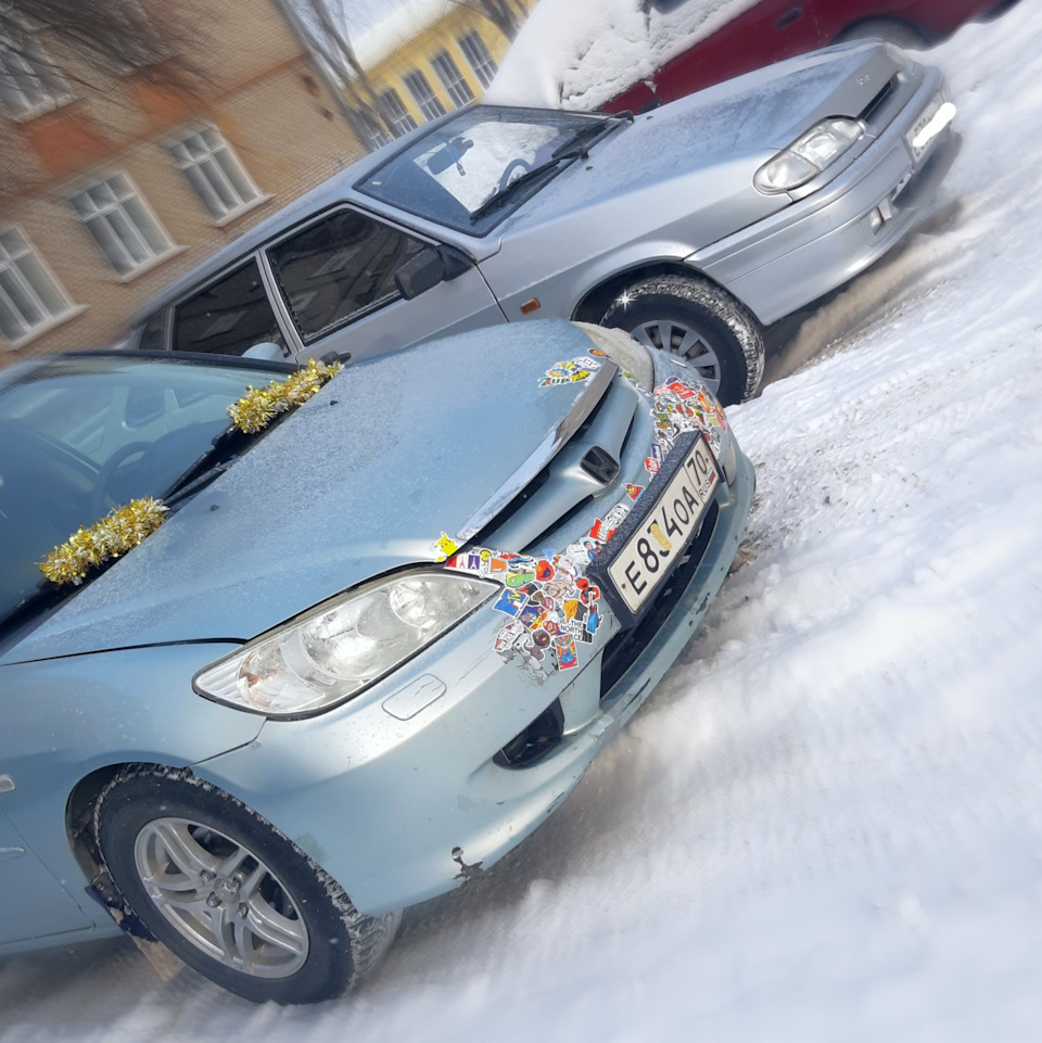 Sticker Bombing — Honda Civic (7G), 1,6 л, 2004 года | тюнинг | DRIVE2