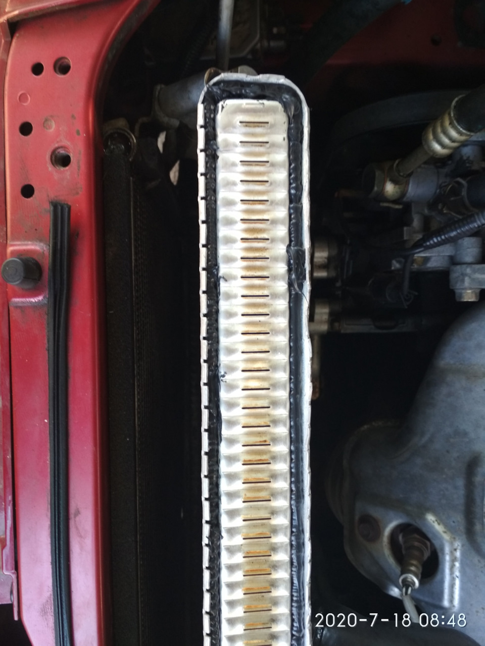 Летний ремонт 2. Радиатор, кондиционер — Mitsubishi Lancer IX, 1,6 л ...