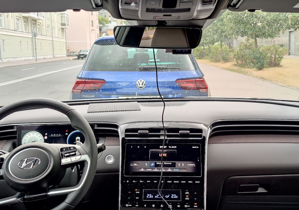 Видеорегистратор — Hyundai Tucson (4G), 2 л, 2021 года | аксессуары ...