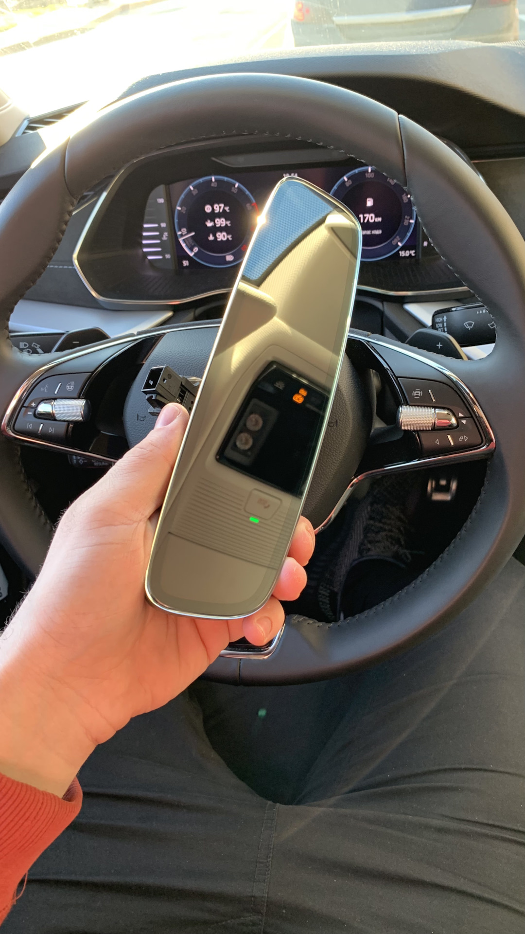 Безрамочное зеркало — Skoda Octavia A8 Mk4, 1,4 л, 2020 года ...