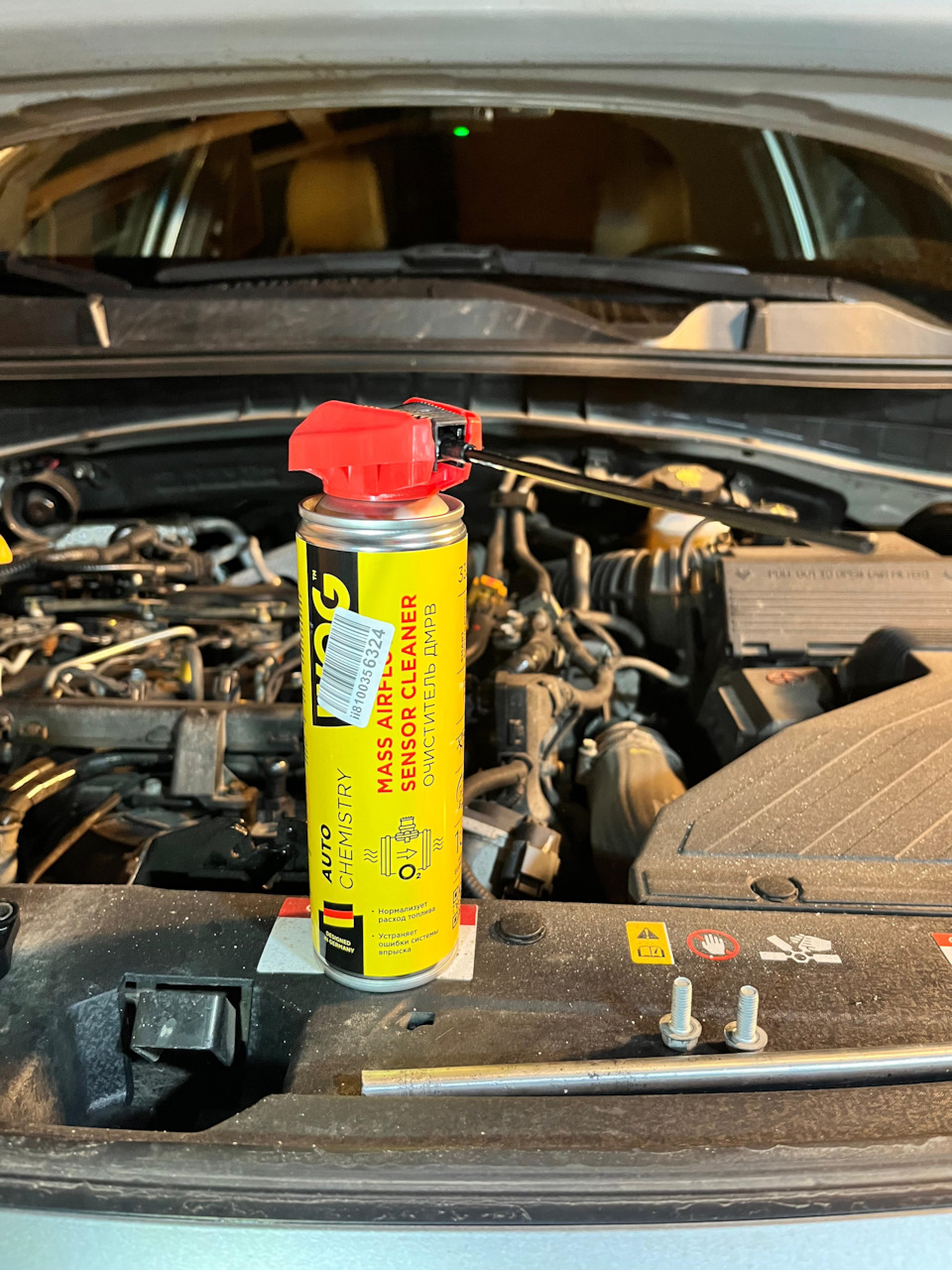 Использовал жидкость для очистки ДМРВ. — KIA Sportage (4G)