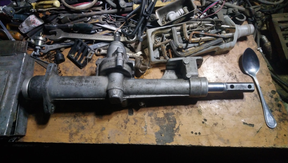 Течь рулевой рейки — опасения не подтвердились проблема не в ней — Audi ...