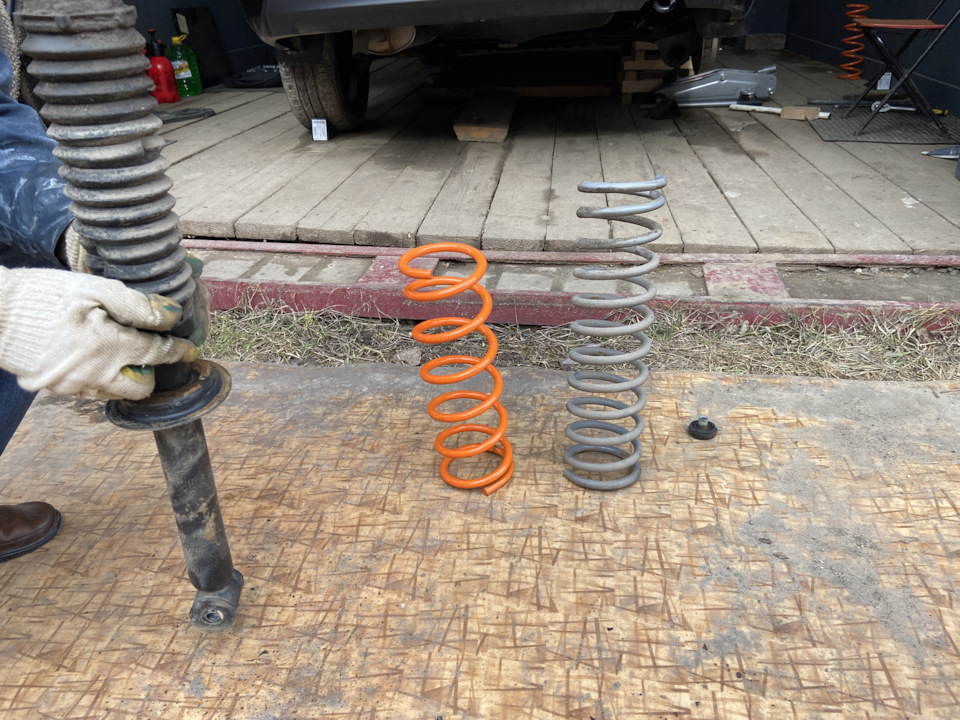 Занижение подвески -50 для Гранты FL. — Lada Гранта (2G) FL, 1,6 л ...