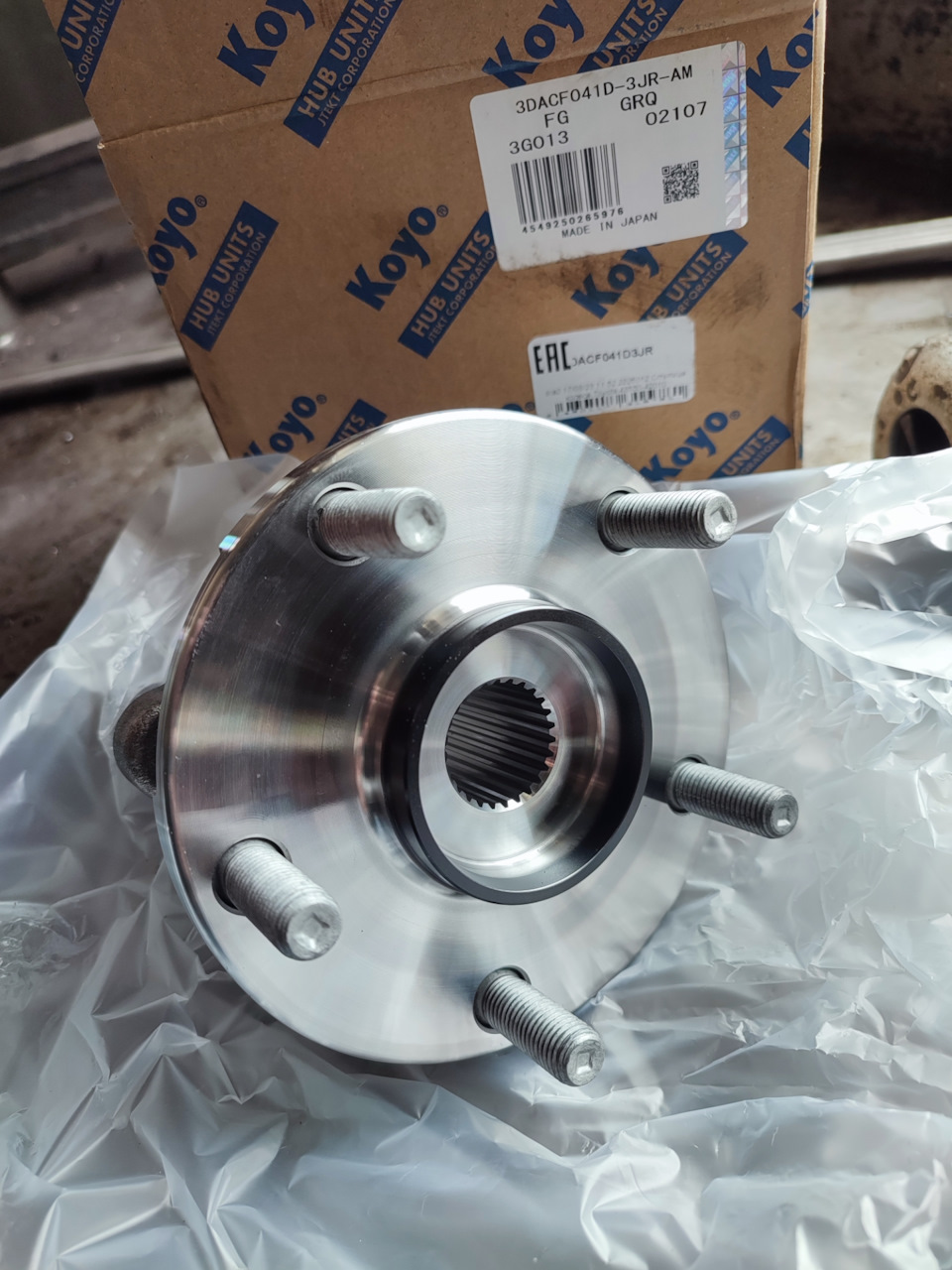 3DACF041D3JRAM Ступица передняя Toyota RAV4, Corolla, Auris KOYO ...