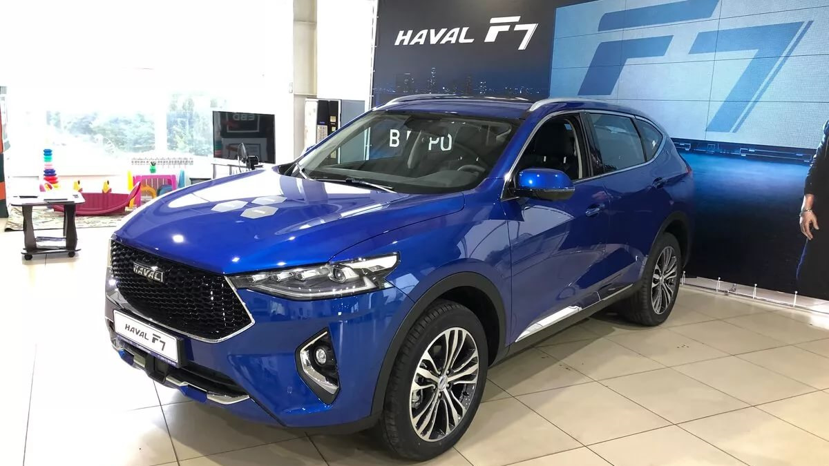 Синий haval f7x фото