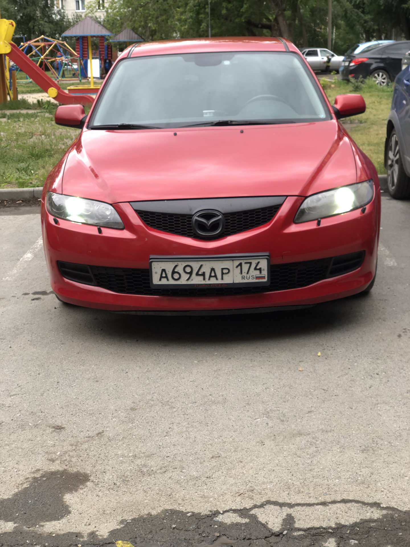 ДХО в поворотники…снова😀 — Mazda 6 (1G) GG, 2 л, 2007 года | своими ...