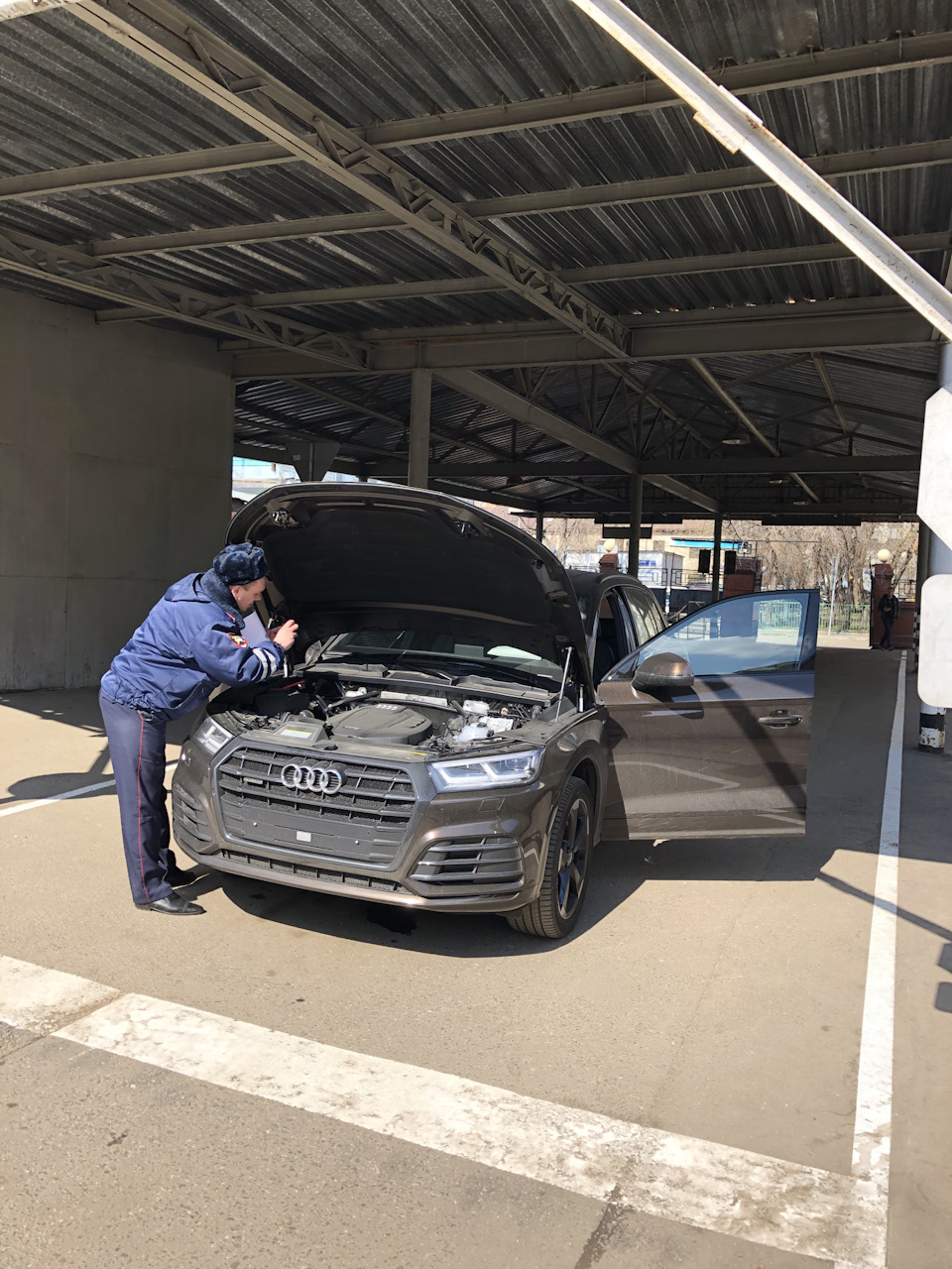 Катался 10 дней без номеров и поставил на учёт — Audi Q5 (2G), 2 л, 2019  года | техосмотр | DRIVE2