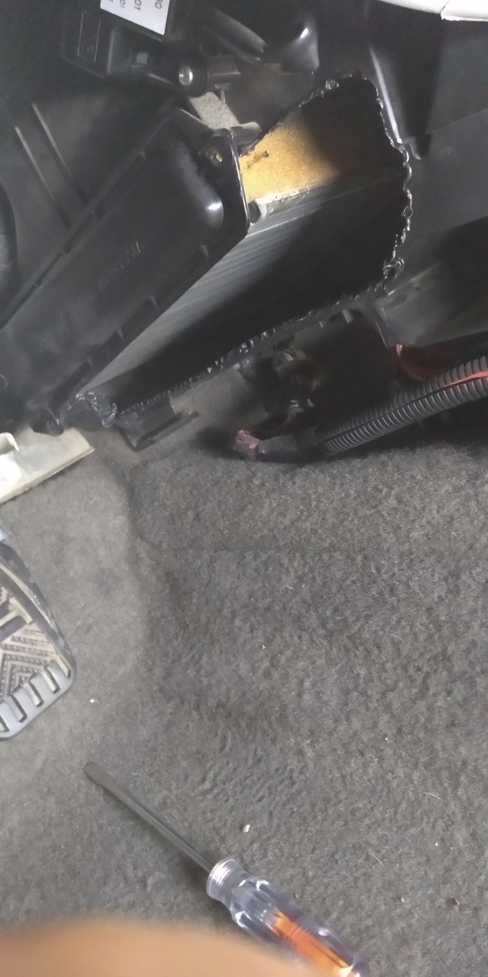 37 Замена печки, пропилом. Теплее в калине. — Lada Калина универсал, 1 ...