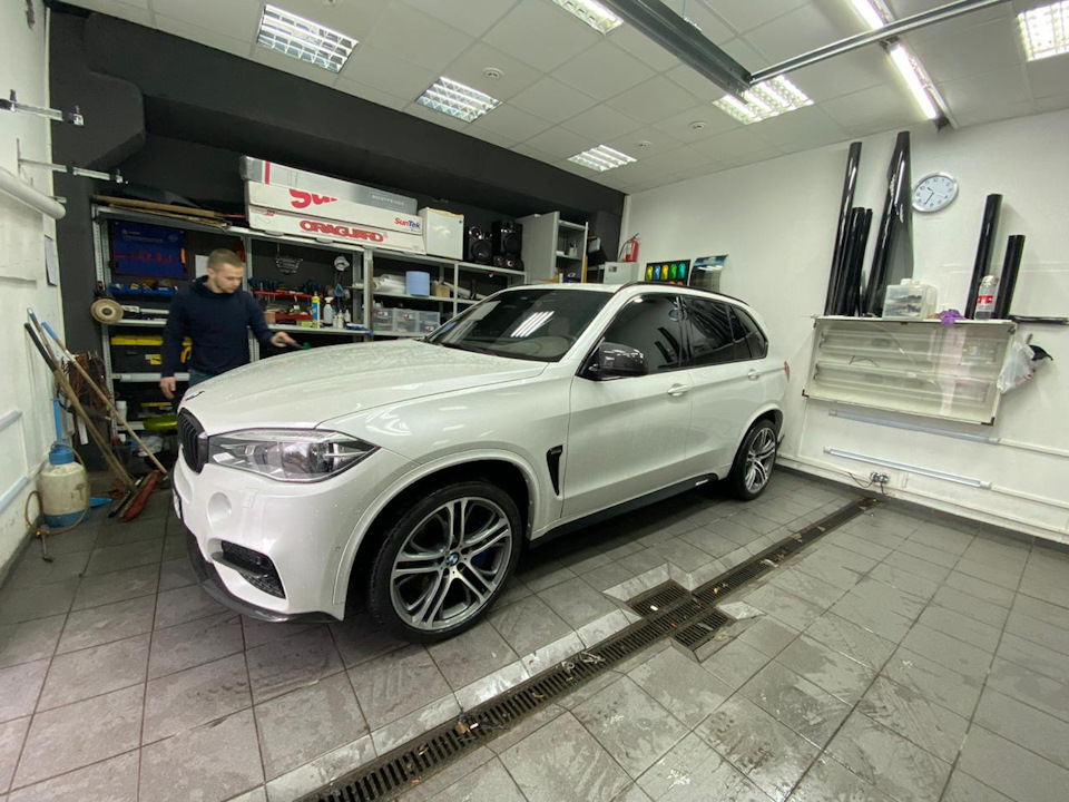 #19 Оклейка в броне пленку — BMW X5 (F15), 3 л, 2014 года | визит на ...