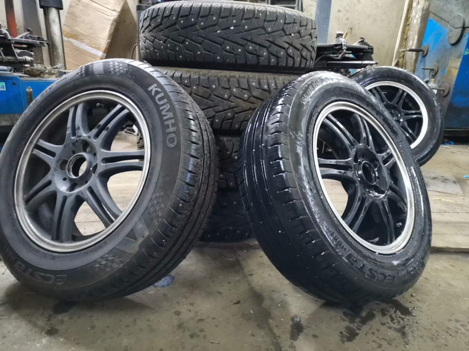 Установка зимней резины — Ford Fusion, 1,4 л, 2009 года | шины | DRIVE2