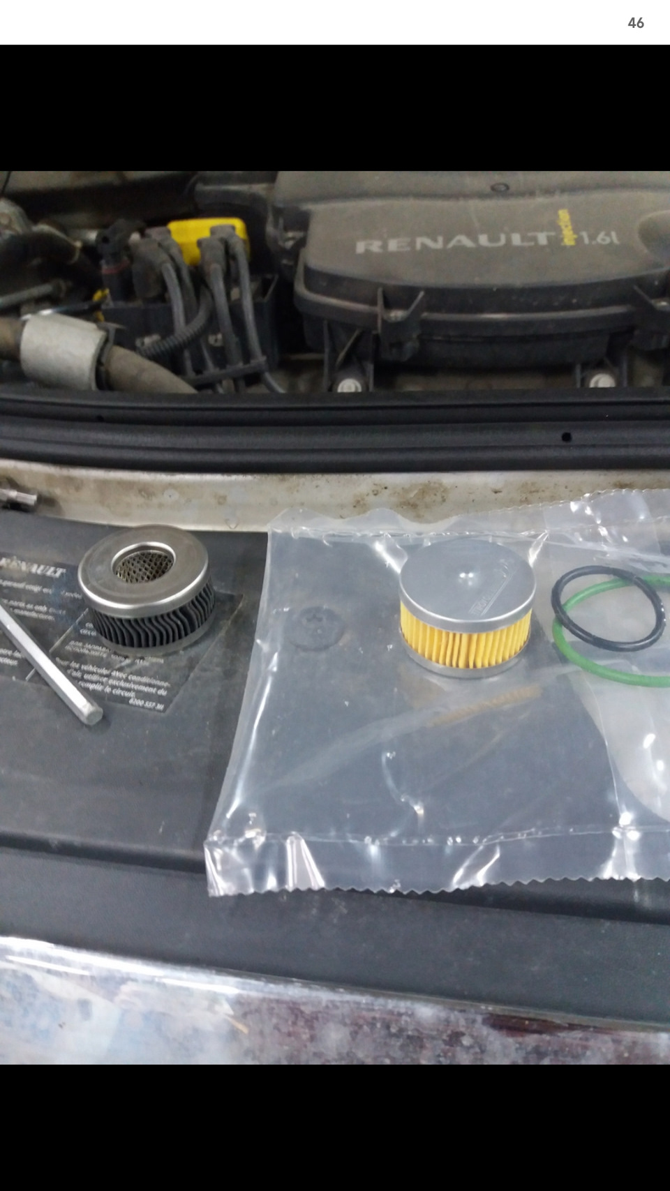 Замена фильтров ГБО 150 000 км — Renault Logan (1G), 1,6 л, 2011 года ...