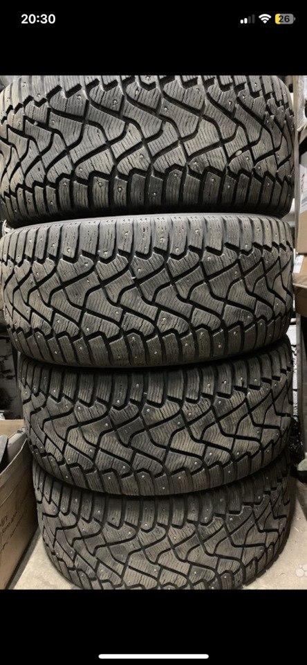 Шины зимние шипованные Pirelli 275/40 R20. Б/у | 33 000 ₽ в городе ...