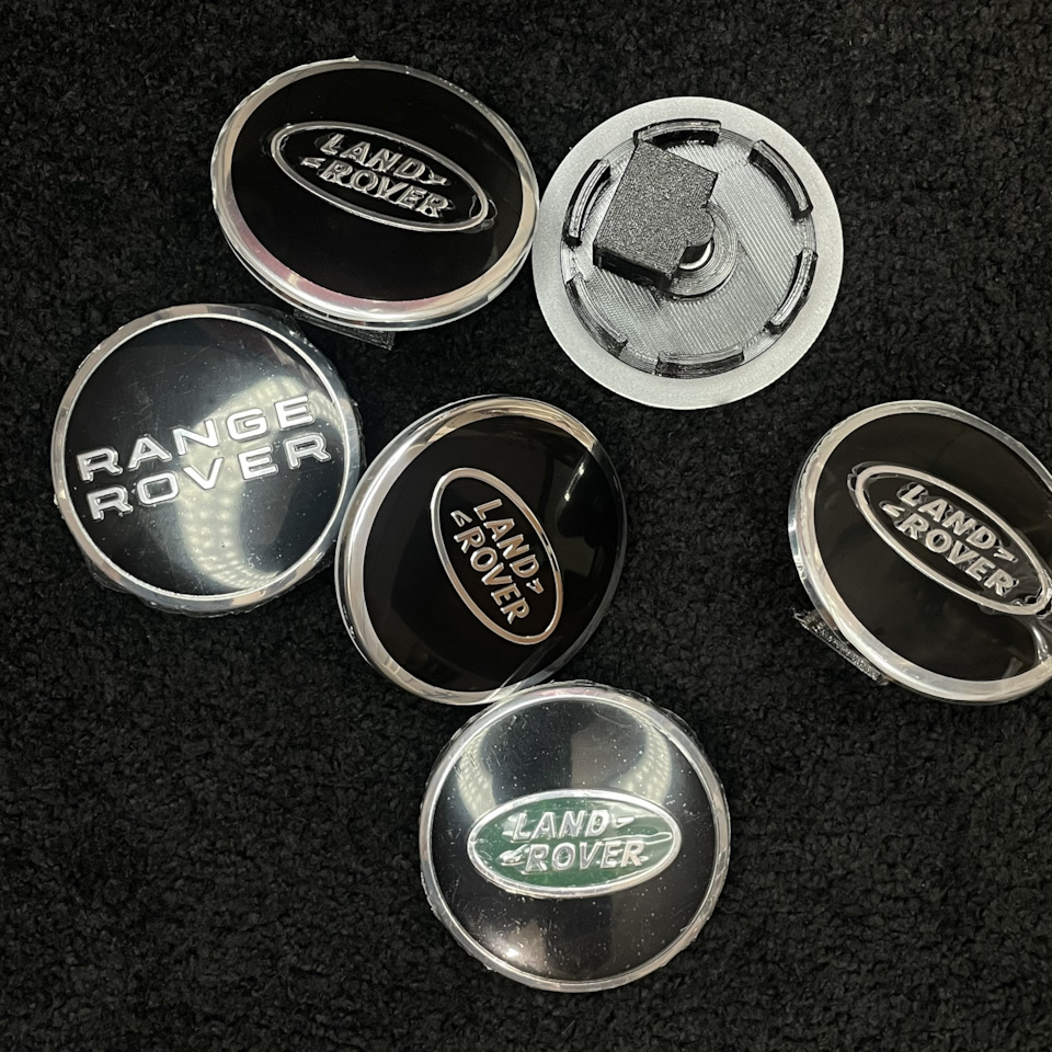 Вращающиеся Land Rover Floating center caps на Land Rover Discovery V ...
