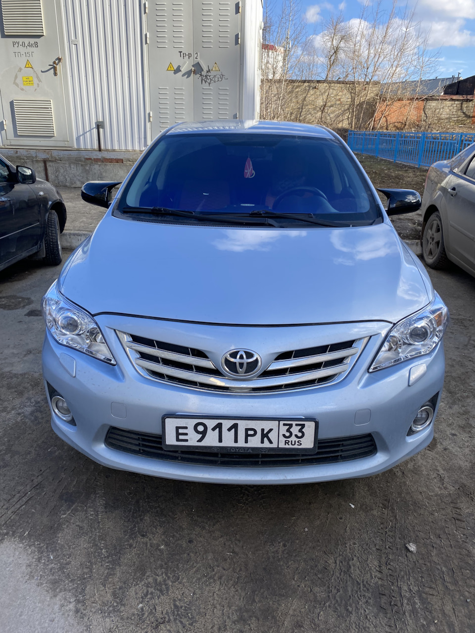 Накладки на зеркала — Toyota Corolla (140/150), 1,4 л, 2008 года ...