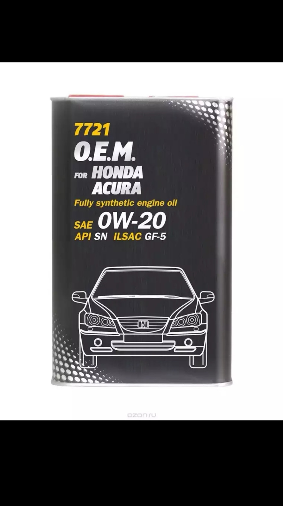 Mannol 0W20 OEM HONDA — Honda Accord (8G), 2,4 л, 2008 года | другое ...