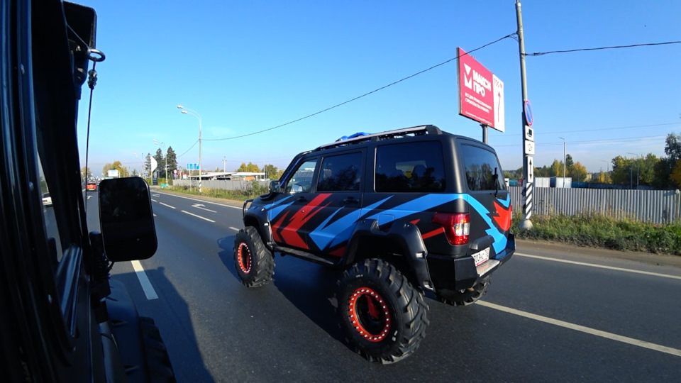 Обкатка новой машины — Уаз патриот на 42 тракторах — УАЗ 315195 Hunter ...