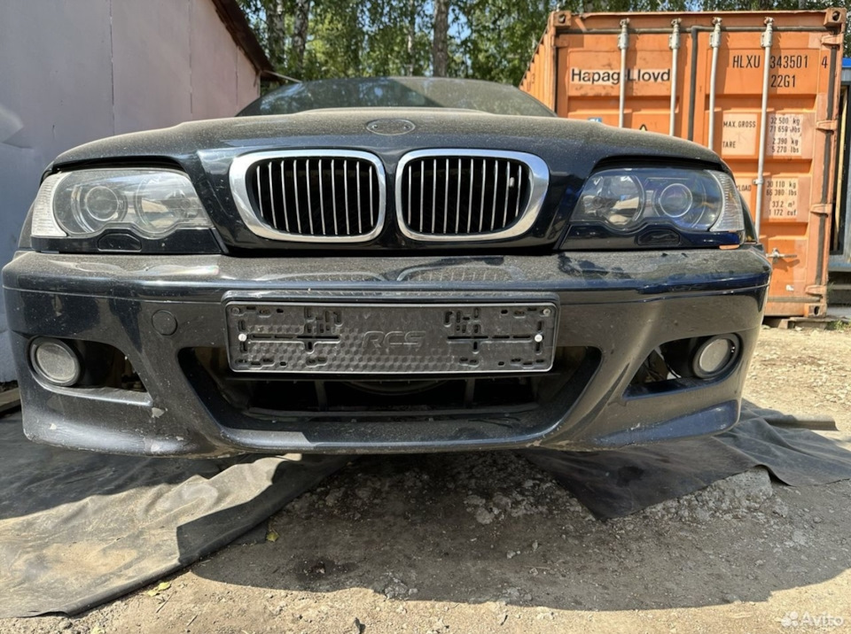 Передний бампер bmw e46 m3 original — BMW 3 series (E46), 2,5 л, 2001 ...