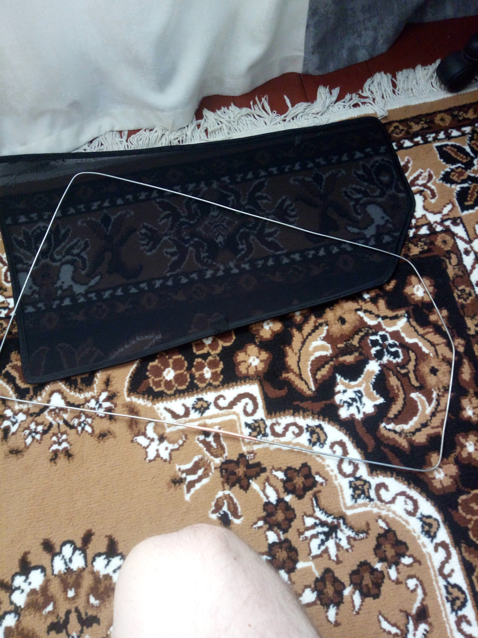 Каркасные автошторки своими руками — Volkswagen Polo Sedan, 1,6 л, 2014 ...