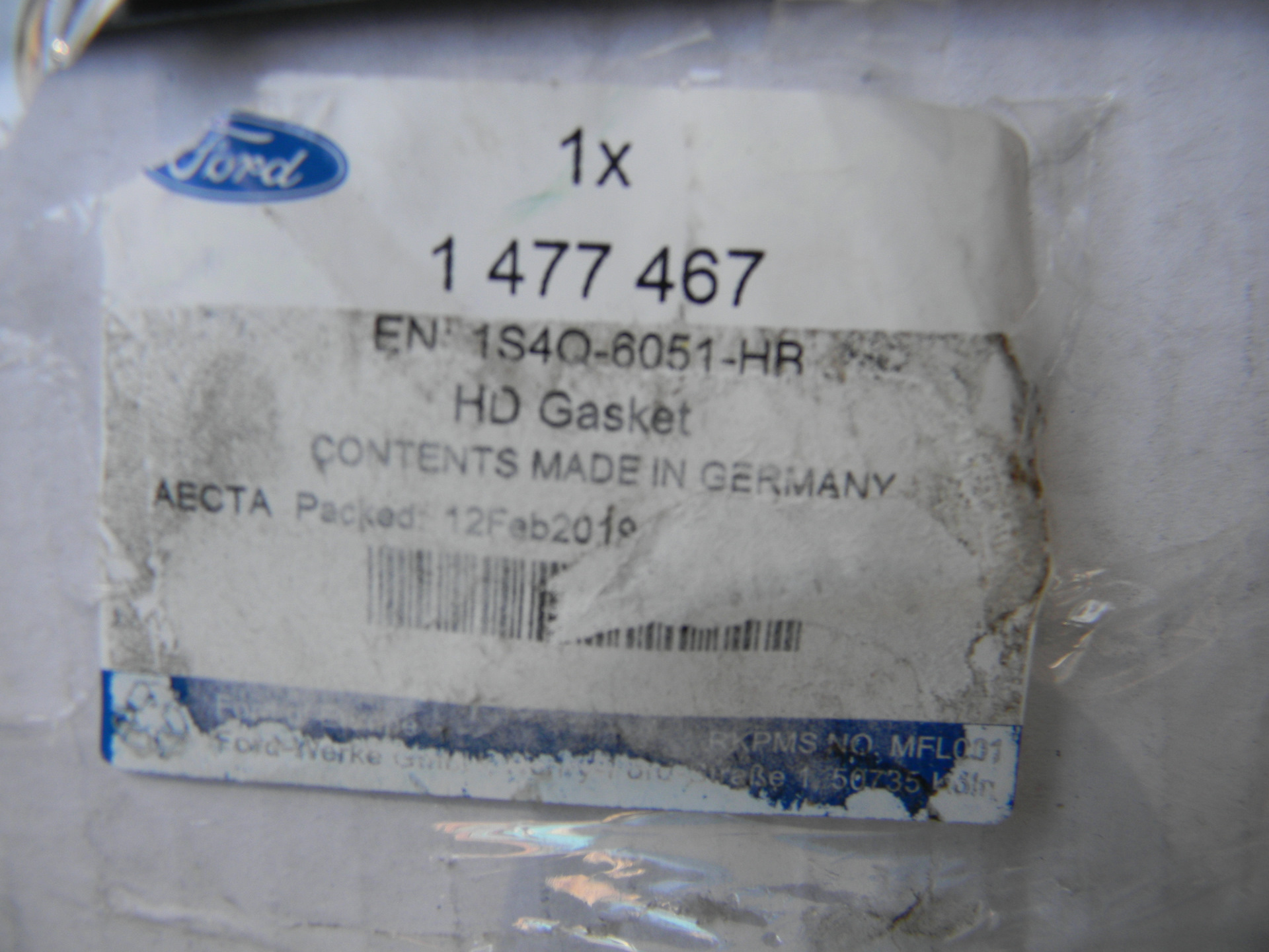 Оригинальная прокладка ГБЦ 1.8 TDCi (что внутри)? — Ford S-Max (1G), 1 ...